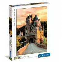 Puzzle 1000 Pezzi Golden Hour at Eltz Castle Clementoni