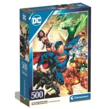 Puzzle 500 Pezzi DC Comics con Poster Clementoni