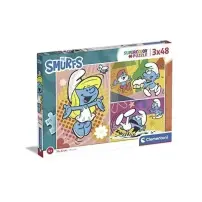 Puffi Set 3 Puzzle 48 Pezzi Clementoni