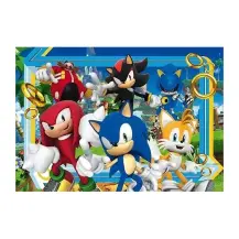 Sonic Puzzle 180 Pezzi con Sticker Clementoni