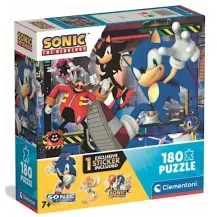 Sonic Puzzle 180 Pezzi con Sticker Clementoni