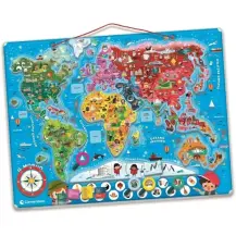 Sapientino Mondo Puzzle Magnetico Clementoni