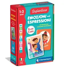 Sapientino Emozioni ed Espressioni Flashcards Clementoni