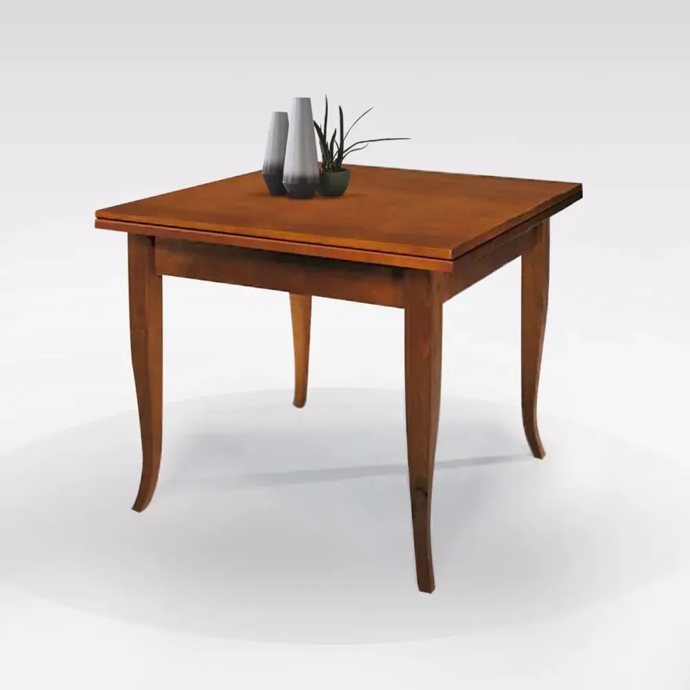 Tavolo a Libro in Legno 100x100 cm Generoso
