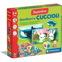 Sapientino Genitori e Cuccioli Flashcards Clementoni