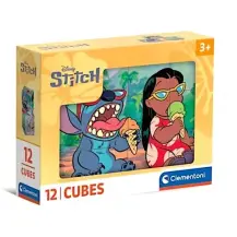 Stitch Set 12 Cubi Clementoni