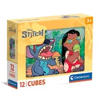 Stitch Set 12 Cubi Clementoni