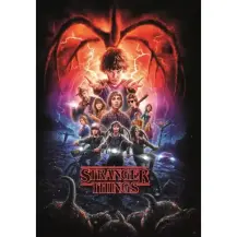 Stranger Things Puzzle 1000 Pezzi con Poster Clementoni
