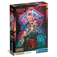 Stranger Things Puzzle 1000 Pezzi con Poster Clementoni