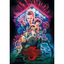 Stranger Things Puzzle 1000 Pezzi con Poster Clementoni