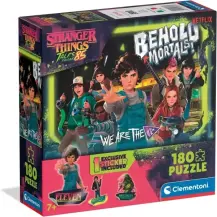 Stranger Things Puzzle 180 Pezzi con Sticker Clementoni