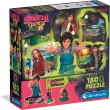 Stranger Things Puzzle 180 Pezzi con Sticker Clementoni