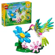 LEGO Creator 3 in 1 31384 Animali Selvatici: Colibrì Variopinto