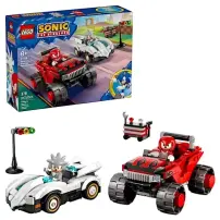 LEGO Sonic 77118 Auto di Silver vs Monster Truck di Knuckles
