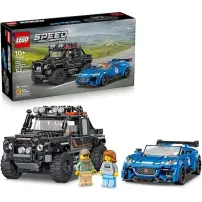 LEGO Speed Champions 77264 Jaguar Project 7 e Land Rover Defender