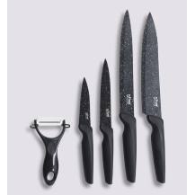 Set 4 Coltelli in Acciaio Inox con Pelapatate | Coltelli da Cucina