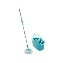 Set Mocio Rotante Clean Twist Disc Mop Ergo con Secchio 12 Litri Leifh