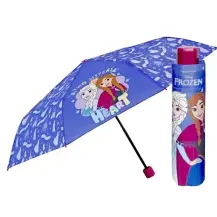 Ombrello Mini Pieghevole Bambina Frozen 50 cm Manuale Antivento Perlet