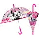 Ombrello Bambina Minnie 45 cm Manuale Cupola Trasparente Perletti