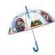 Ombrello Bambino Super Mario 45 cm Automatico Cupola Trasparente Perle