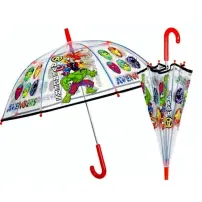 Ombrello Bambino Marvel Avengers 45 cm Manuale Cupola Trasparente Anti