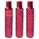 Ombrello Donna Pieghevole Automatico Fantasia Bordeaux Perletti