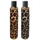 Ombrello Donna Mini Pieghevole Automatico Leopardato Perletti