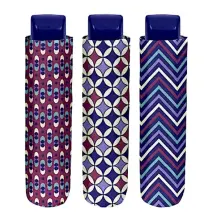 Ombrello Mini Pieghevole Unisex 54 cm Manuale Fantasia Geometrica Perl