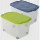 Storage Box Contenitore Portabiancheria 55 Litri 60x40x36 cm con Ruote