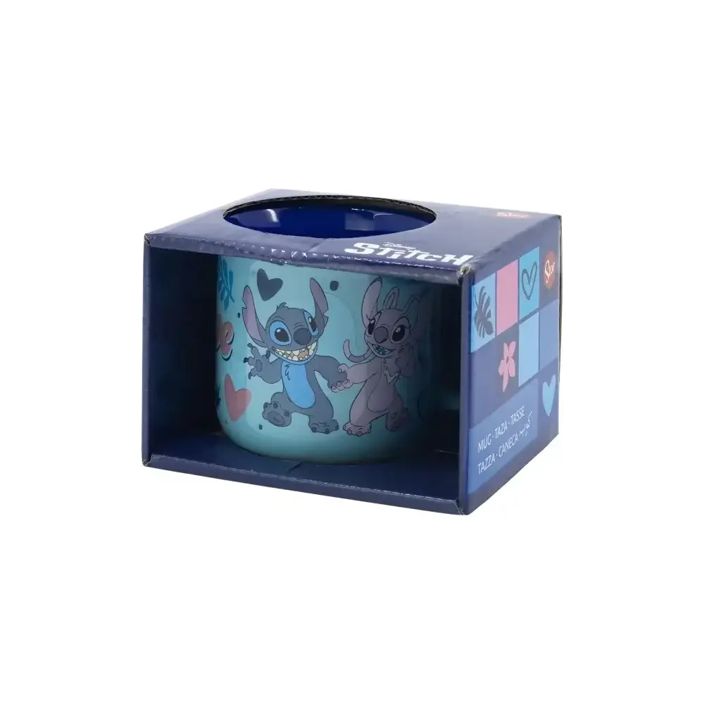Tazza Mug Stitch 355 ml in Ceramica con Confezione Regalo Disney