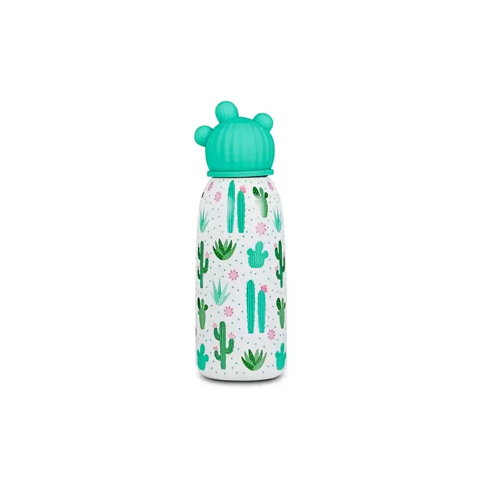 Borraccia Termica Cactus 500 ml in Acciaio Inox con Tappo Sagomato Sev