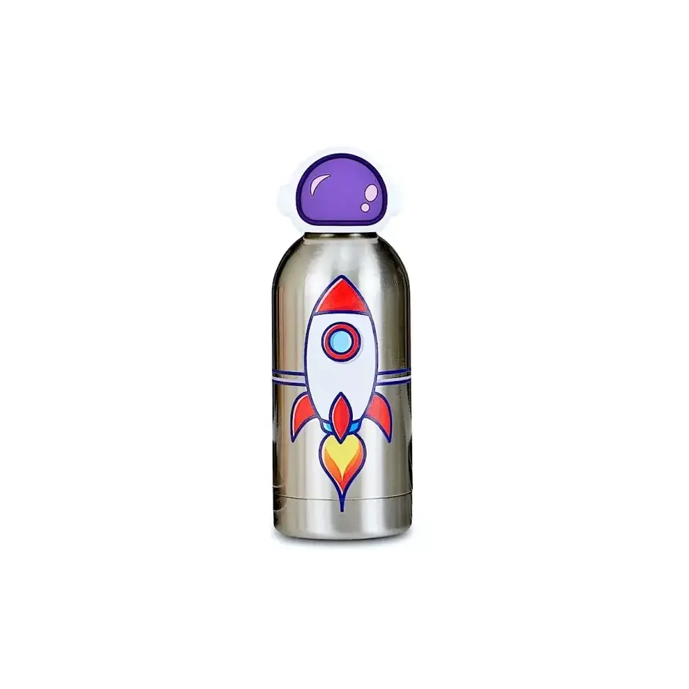 Borraccia Termica Spazio 350 ml in Acciaio Inox con Tappo Sagomato Sev
