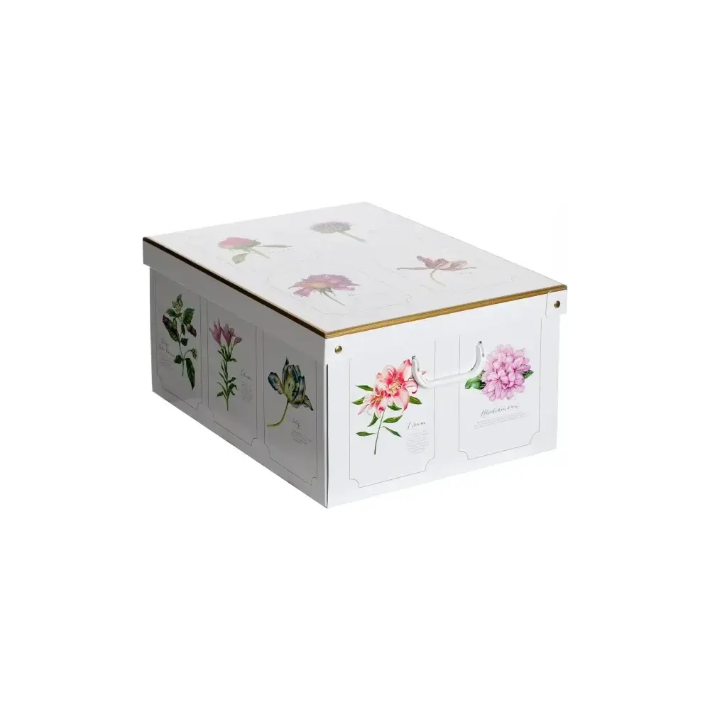 Scatola Armadio in Cartone Botanic 39x50x24 cm con Coperchio Lavatelli