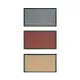 Zerbino Mark 40x70 cm con Cornice in Gomma Reds