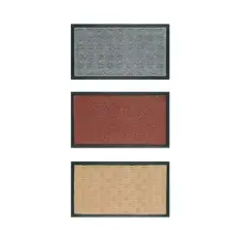 Zerbino Mark 40x70 cm con Cornice in Gomma Reds