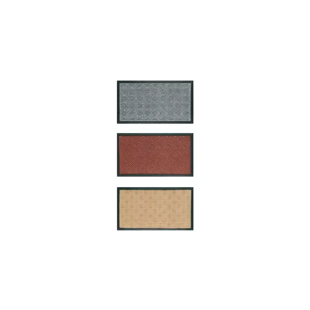 Zerbino Mark 40x70 cm con Cornice in Gomma Reds