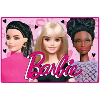 Tappeto Cameretta Barbie 80x120 cm in Poliestere Barbie