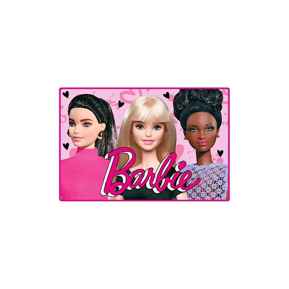 Tappeto Cameretta Barbie 80x120 cm in Poliestere Barbie