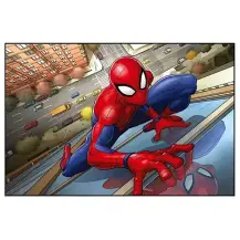 Tappeto Cameretta Spiderman 80x120 cm in Poliestere Marvel