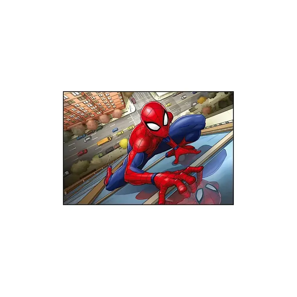Tappeto Cameretta Spiderman 80x120 cm in Poliestere Marvel
