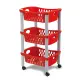 Carrello Otello a tre piani Stefanplast