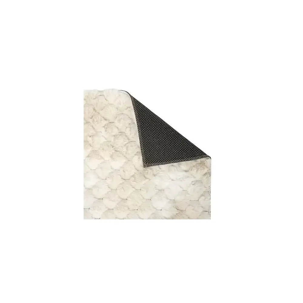 Tappeto in Pelliccia Sintetica Adriel Beige 60x90 cm Atmosphera