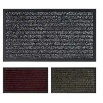 Zerbino Drive 40x60 cm a Righe con Cornice in Gomma Reds