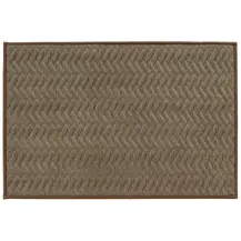Tappeto Bagno Dune 45x80 cm in Microfibra con Fondo in Gomma Reds
