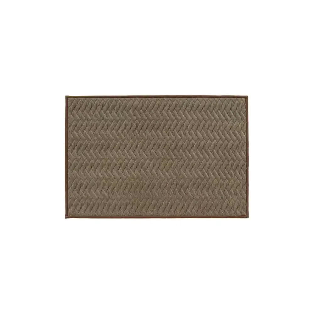 Tappeto Bagno Dune 45x80 cm in Microfibra con Fondo in Gomma Reds