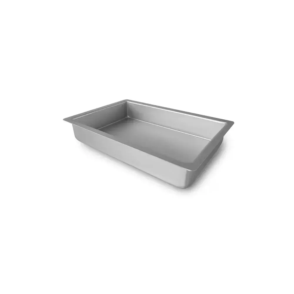 Lasagnera 18x28 cm con Fondo Smontabile in Alluminio Anodizzato Profes