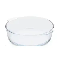 Teglia Rotonda 21 cm con Manici in Vetro Borosilicato Guardini