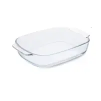 Teglia Rettangolare 30x20 cm con Manici in Vetro Borosilicato Guardini