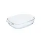 Teglia Rettangolare 34x22,5 cm con Manici in Vetro Borosilicato Guardi