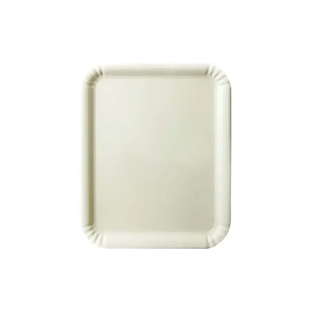Vassoi Bianchi Rettangolari 23x31 cm in Cartoncino Guardini - Confezio